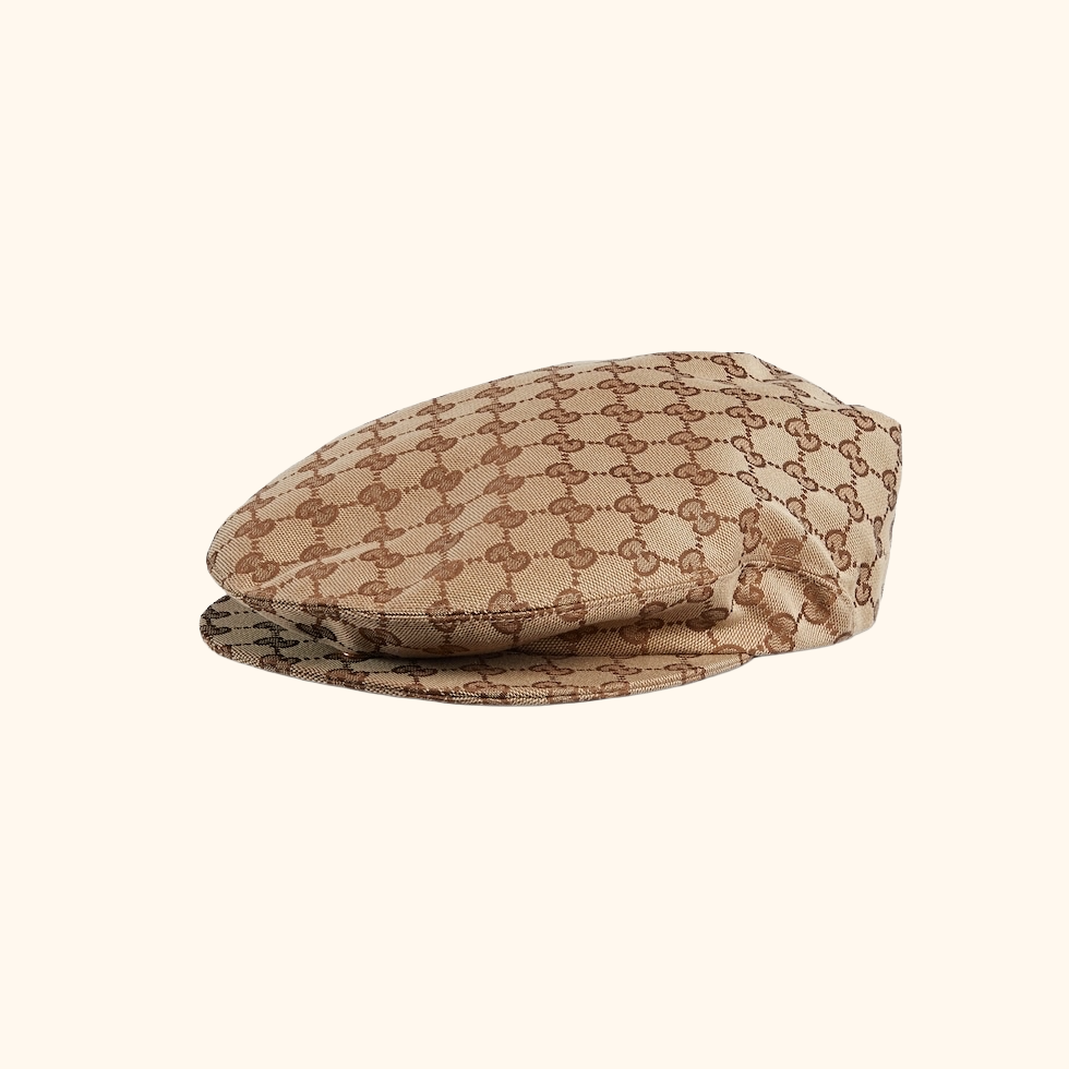 Canvas flat cap