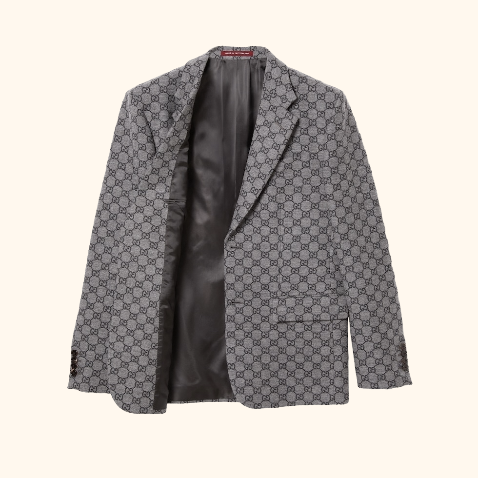 Men’s GG flannel blazer
