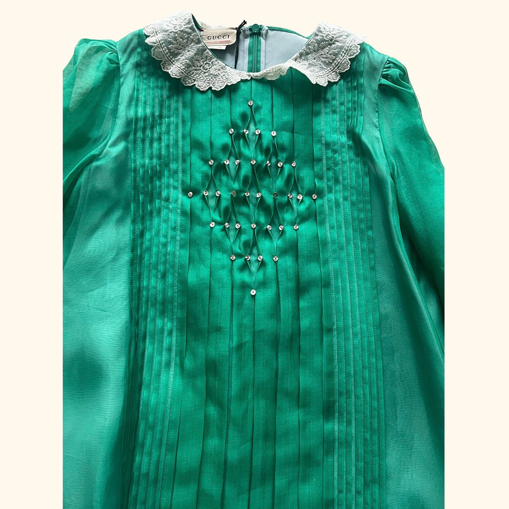 SILK Organza Embroidery Dress