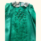 SILK Organza Embroidery Dress