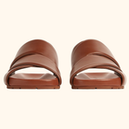 Bottega Veneta men’s bridge sandals  brown