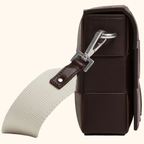 Leather Intreccio cassette cross body bag
