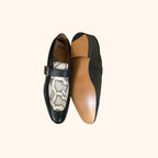 BUrberry python loafers